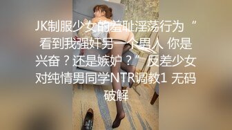 JK制服少女的羞耻淫荡行为“看到我强奸另一个男人 你是兴奋？还是嫉妒？”反差少女对纯情男同学NTR调教1 无码破解