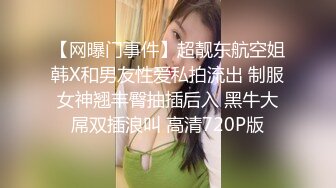 【网曝门事件】超靓东航空姐韩X和男友性爱私拍流出 制服女神翘丰臀抽插后入 黑牛大屌双插浪叫 高清720P版